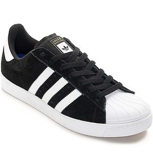 Adidas Superstar Vulc Adv Black & White Shoes